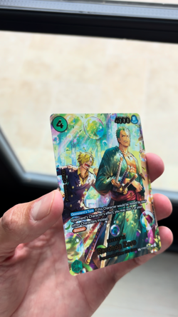 One Piece Roronoa Zoro PRB02-006 SP The Azure Sea's Seven OP14 Special Alt Art - Image 2