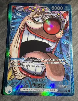 One Piece Buggy OP09-042 Alt Art Leader - Image 1