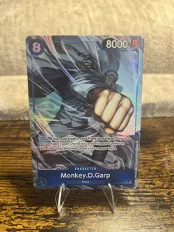 One Piece Monkey.D.Garp Alt Art OP12-056 Legacy of the Master English NM FOIL - Image 1