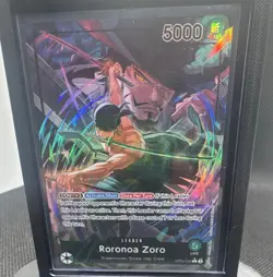 One Piece Roronoa Zoro OP12-020 Leader ALT ART Foil Eng - Image 1