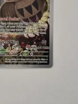 Pokemon Stellar Crown Noctowl 141 Pokemon Center Promo Card! NM - Image 3