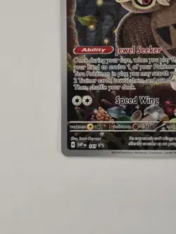 Pokemon Stellar Crown Noctowl 141 Pokemon Center Promo Card! NM - Image 4