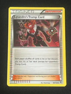 3x Lysandre's Trump Card (99/119) Phantom Forces - 2014 - Uncommon - Pokemon TCG - Image 2
