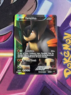 Terrakion - 99/101 - Pokemon Noble Victories Black & White Ultra Rare Card MP - Image 1