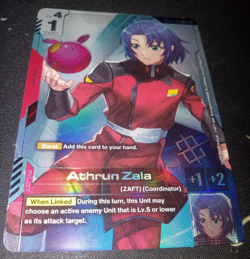 Athrun Zala Alternate Art Winner Foil - ST04-011 C+ NM - Gundam TCG Card Game - Image 2