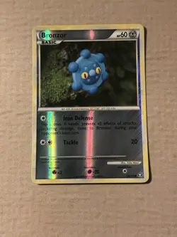 REVERSE HOLO Bronzor 58/102 Yuka Morii Clay Art - Triumphant Pokemon Card NM - Image 1