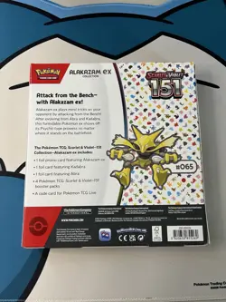 151 Alakazam ex Collection Box - Pokemon Cards - Sealed - Image 2