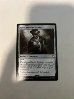 Silver Shroud Costume Magic the Gathering MTG Universes Beyond NM SS - Image 1