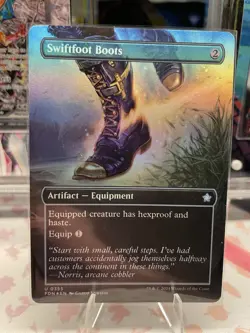 Swiftfoot Boots (Borderless) Foundations MTG Foil Near Mint - Image 1