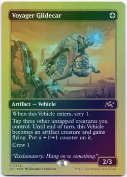 Voyager Glidecar (First-Place Foil) Foil R Aetherdrift 435 NM - Image 1