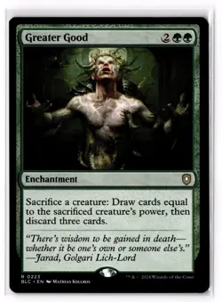 Greater Good 223 Commander: Bloomburrow LP - Image 1