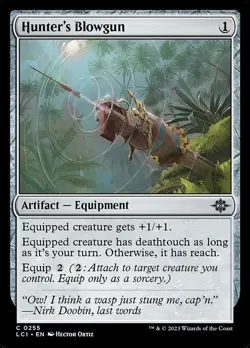 [MTG] Hunter's Blowgun (0255) (LCI) NM - Image 1