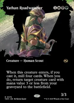 [MTG] Yathan Roadwatcher (Showcase) (0375) (TDM) NM - Image 1