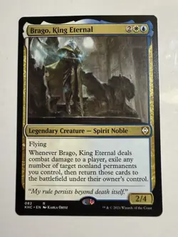 MTG Brago, King Eternal - Eternal Commander: Kaldheim (82) - NM - Image 1