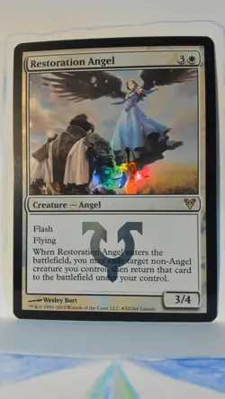 Restoration Angel - FOIL - Avacyn Restored - NM -MTG 32/244 launch promo - Image 1