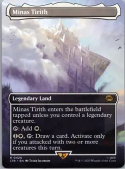 Minas Tirith (Borderless Alternate Art) (420) The Lord of the Rings Regular MTG - Image 1