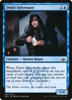 [MTG] Dimir Informant (036) (GRN) NM - Image 1