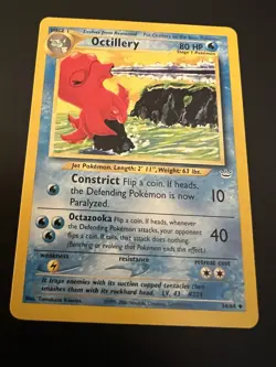 Octillery 34/64 Neo Revelation Unlimited 2001 Pokemon Card Uncommon NM - Image 1