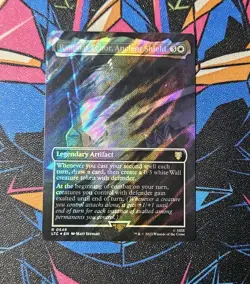 Rammas Echor, Ancient Shield NM Borderless Surge Foil MTG LTC Unplayed Magic - Image 1