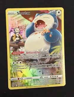 The Pokemon Company Pokemon TCG Snorlax UR Full Art Holo TG10/TG30 Eng - Image 1