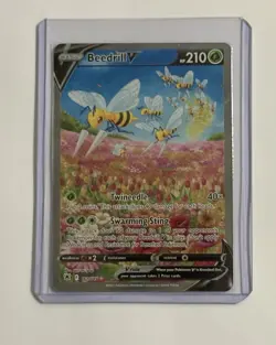 Beedrill V Alt Art 161/189 Astral Radiance Pokemon Card NM - Image 1
