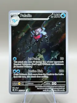 Palafin 225/091 Illustration Rare Paldean Fates Pokemon Near Mint - Image 1