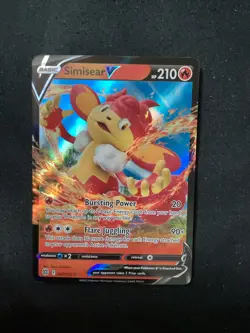 Simisear V 027/172 Ultra Rare Pokemon Brilliant Stars JT57 - Image 1