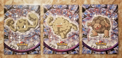 🔥 GEODUDE / GRAVELER / GOLEM 🔥 Lot of 3 TOPPS Pokemon Cards NM-M - Image 1