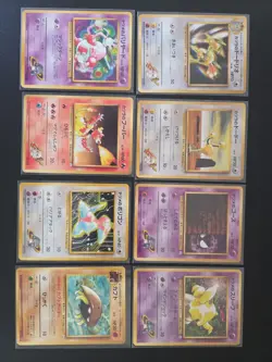Lot Of 14 Vintage Japanese Challenge From The Darkness Pokemon Cards NM - Image 2