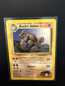 Pokemon TCG Gym Challenge Brock's Golem/Graveler/Geodude Lot (6) - Image 3