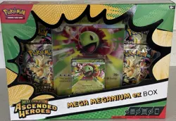 Pokemon TCG Mega Evolution: Ascended Heroes Mega Meganium EX Box Sealed - Image 1