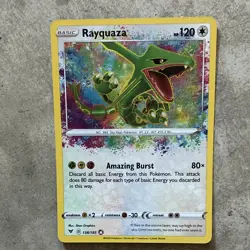 The Pokemon Company Pokemon TCG Rayquaza 138/185 Vivid Voltage Holo Amazing Rare - Image 1