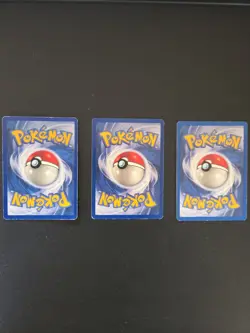 Lot of 3 Vintage WOTC Pokemon Cards MP To HP - Image 2