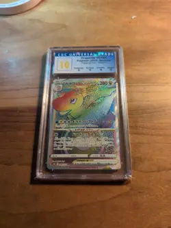 CGC Perfect 10 Dragonite VSTAR Rainbow 086/071 From Pokemon Go Japanese. - Image 1
