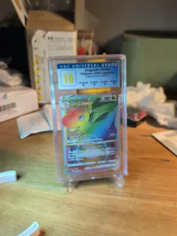 CGC Perfect 10 Dragonite VSTAR Rainbow 086/071 From Pokemon Go Japanese. - Image 2