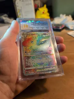 CGC Perfect 10 Dragonite VSTAR Rainbow 086/071 From Pokemon Go Japanese. - Image 5