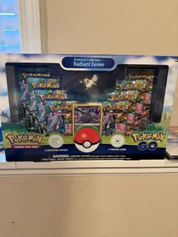 Pokemon Company Int'l Pokemon GO Radiant Eevee Premium Collection 8 Packs - Image 1