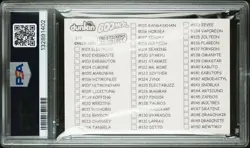 PSA 8 CHARIZARD 1999 DUNKIN BOOMER STICKER GRADED POKEMON FIRE DRAGON PM-TPHLC-6 - Image 2