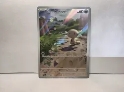 Paldean Wooper 102/094 Phantasmal Flames Pokemon TCG Holo Illustration Rare NM - Image 1