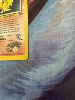 2000 Pokemon Gym Challenge 1st Edition Brock's Ninetales LP - Image 3