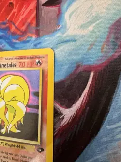 2000 Pokemon Gym Challenge 1st Edition Brock's Ninetales LP - Image 4