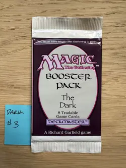 Magic The Gathering THE DARK Booster FACTORY SEALED 1994 MTG 742818065047 - Image 1