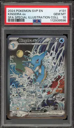 Pokemon Kingdra ex SFA Special Illustration Coll. Promo SVP EN 131 PSA 10 - Image 1
