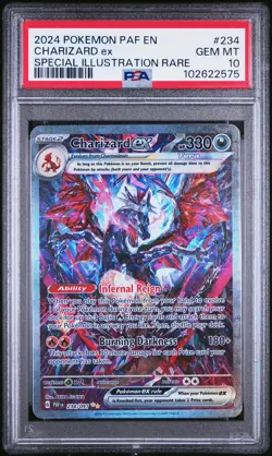 Charizard Ex Pokemon Paf En-Paldean Fates 234 NM PSA 10 - Image 1