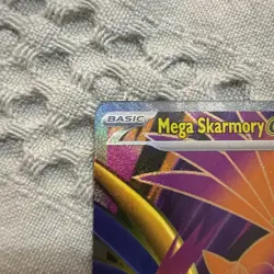 Mega Skarmory EX 106/088 Full Art Ultra Rare Pokemon Perfect Order NM - Image 4