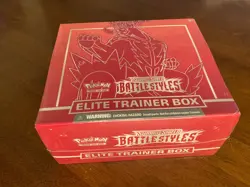 Pokemon TCG Sword & Shield Battle Styles Elite Trainer Box - SEALED - Image 1