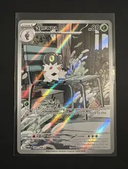 Nintendo Spewpa 089/088 Perfect Order Illustration Rare Holo ENG 2023 80 HP - Image 1