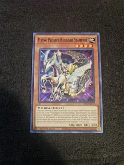 YuGiOh! Flying Pegasus Railroad Stampede LDS2-EN122 Common 1st Edition Near Mint - Image 1