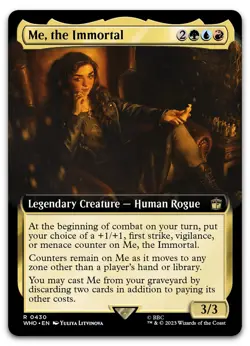 Me, the Immortal (Extended Art) #430 (NM) Doctor Who WHO Magic MTG - Image 1