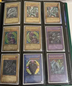 Yugioh Binder Collection, PSA Cards, Sealed Box Reverse Secret Rares, Holos Blue - Image 2